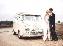 Splitscreen Campervan for weddings in Slough